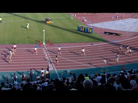 女子4x400mR 予選1組　北関東 R01 大宮東・國學院栃木