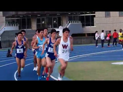 日体大記録会　男子10000m 5組(前編)　2016年5月14日