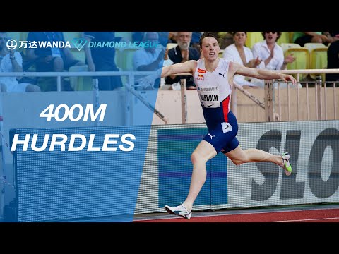 Karsten Warholm breaks his own 400m hurdles meeting record in Monaco - Wanda Diamond League 2021