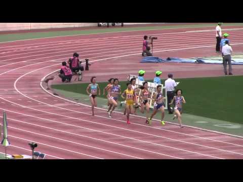 2015日本学生個人陸上　女子800m 予選1