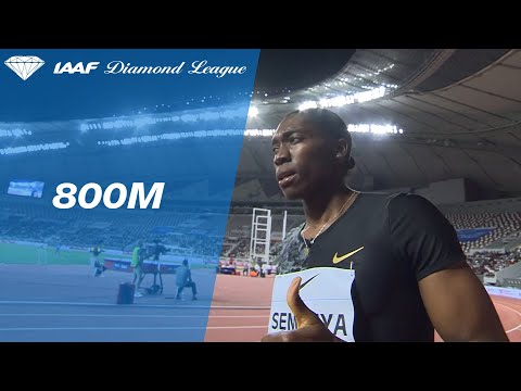 Caster Semenya wins the Women&#039;s 800m in Doha - IAAF Diamond League 2019