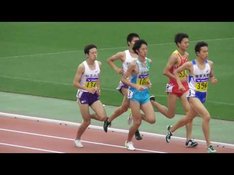 日本学生個人選手権 男子 3000mSC 3組 2017.6.11