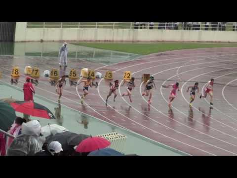 2017 茨城県高校総体陸上 女子100m決勝
