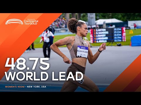 Sydney McLaughlin-Levrone storms to 400m world lead 🔥 | Continental Tour Gold 2024