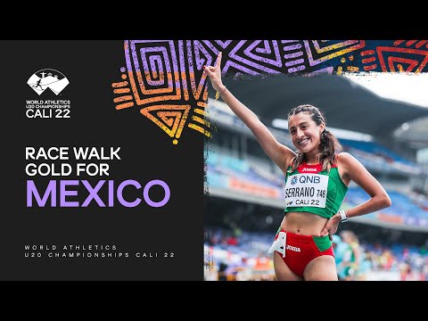 Karla Ximena Serrano strikes 10,000m race walk gold | World Athletics U20 Championships Cali 2022