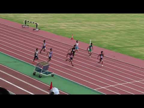 2018 茨城県高校個人選手権 1年男子100m予選11組