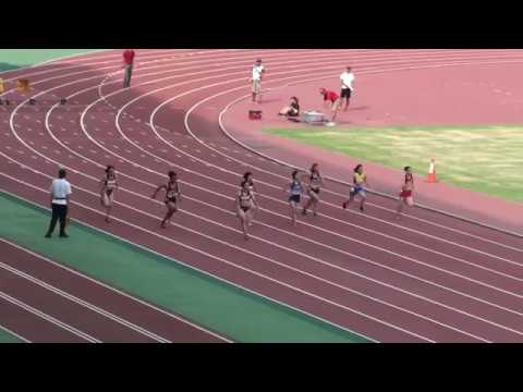 2018 茨城県高校個人選手権 女子100m決勝