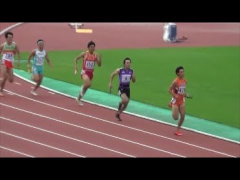 関東陸上競技選手権2017 男子4×400mR予選5組