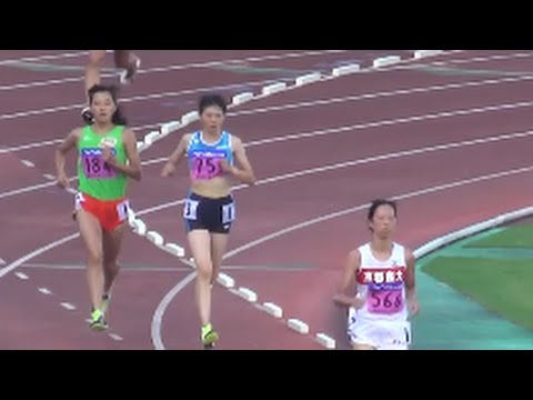日本インカレ2016 女子3000mSC予選2組