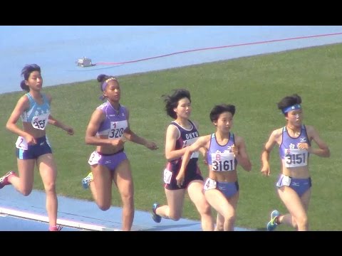 大野優衣5070点 大会新 / 2016東京都高校陸上 (都総体) 女子七種競技 800m2組