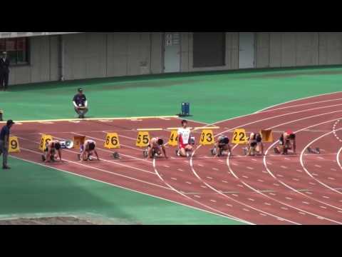58th東日本実業団 男子100m準決2組 高瀬慧 10.28(+2.2)