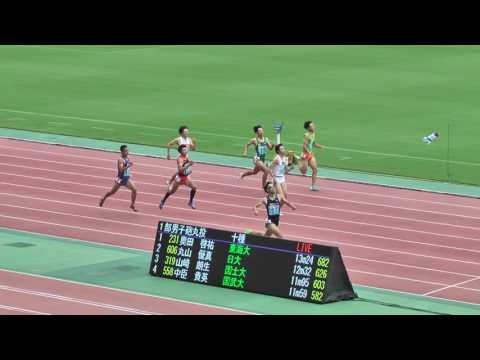 H29　関カレ　男子2部400m　予選3組
