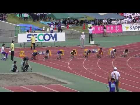 2018 関東インカレ陸上 男子2部 100m 予選3組