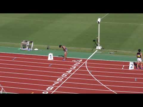 男子4×100mR 予選3組 関東学生新人 R01