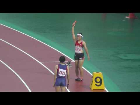 2017年 高校総体埼玉県 女子4×100ｍR決勝