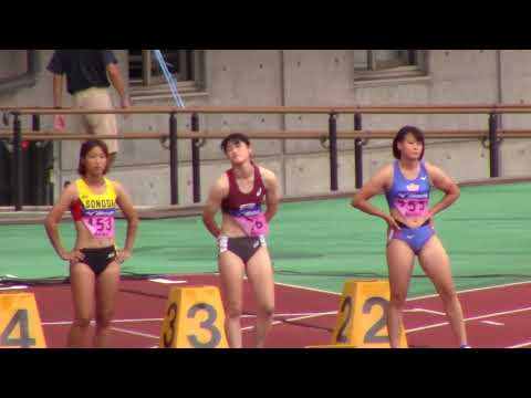 2020日本インカレ陸上女子100m準決勝