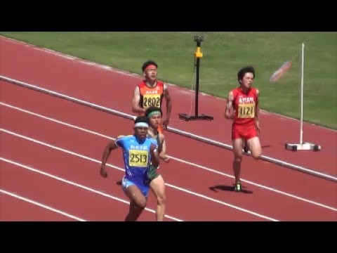 長野県高校総体陸上2017 男子200m決勝