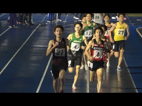 日体大記録会 男子5000m21組 中澤PB・西(中大)/三須・畝(OB) 2022.4.24