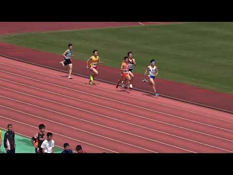 20180415131346県記録会一高男800ｍ11組岡林 春樹