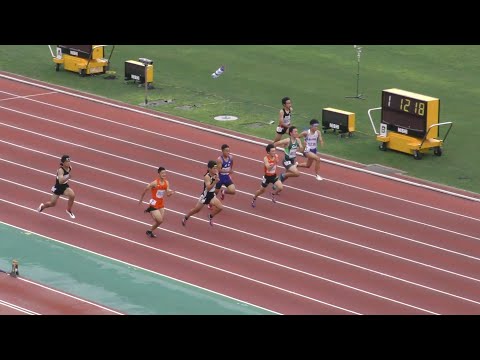 3年男子100m決勝　千葉県中学総体　R01