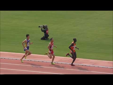 20170616 中国地区高校総体陸上 男子1500m決勝