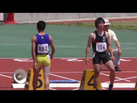 20170519群馬県高校総体陸上男子100m予選7組