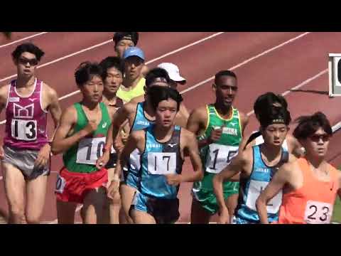 東海大記録会 男子3000m最終組 佐伯(東海大)8’17”22/須河(中大OB) 2022.5.29