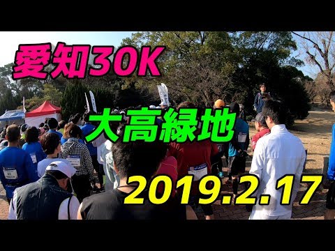 愛知30kマラソン大高緑地20190217