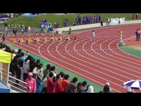 2017京都府高校春季大会　女子100m1組～4組