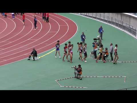 H30　ジュニアオリンピック　B男子110mH　予選4組