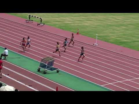 2018 茨城県高校個人選手権 女子100m予選5組