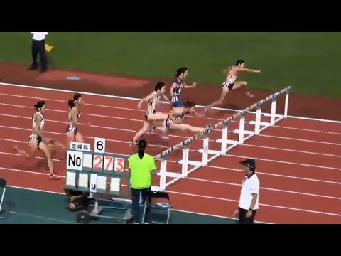 女子100mH決勝 富士北麓ワールドトライアル2019
