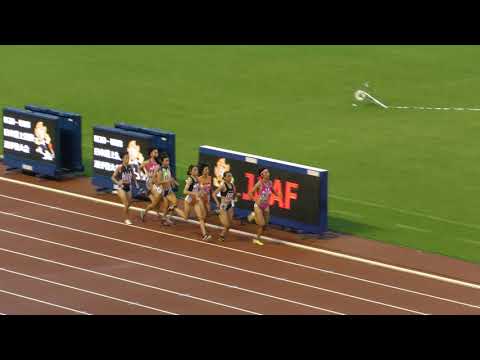 女子800m決勝　U18日本選手権R01