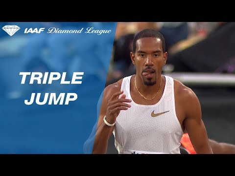 Christian Taylor 17.62 Wins Men&#039;s Triple Jump - IAAF Diamond League Lausanne 2018