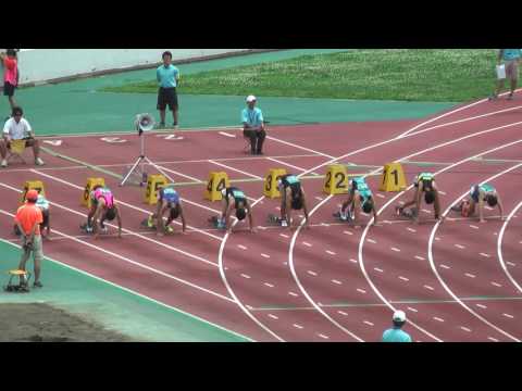 H29　千葉県　中学通信陸上　3年男子100m　準決勝2組