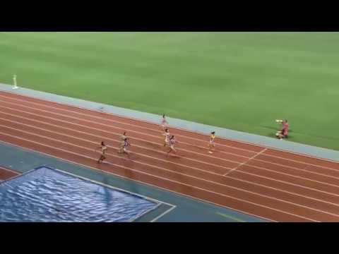 H30　日本インカレ　女子七種競技200m　3組