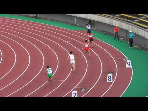 2017年度 兵庫県高校総体 男子4×100mリレー準決勝3組目