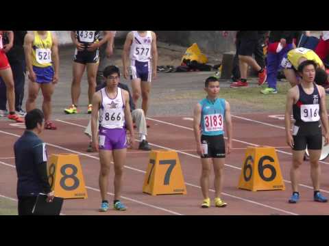 20170416春季記録会(桐生会場）男子100m4組