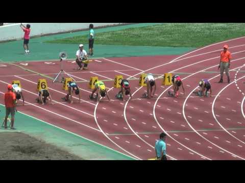 H29　千葉県　中学通信陸上　2年男子100m　準決勝3組