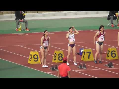 2019京都インカレ　女子100mタイムレース決勝2組
