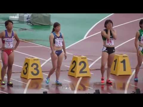 第59回東海陸上競技選手権大会　女子100m　決勝　2016/8/28
