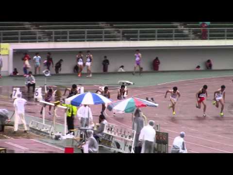 2015 西日本インカレ陸上 男子100m 準決勝2