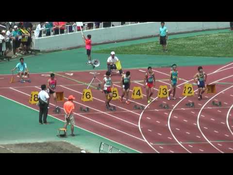 H29　千葉県　中学通信陸上　3年男子100m　B決勝
