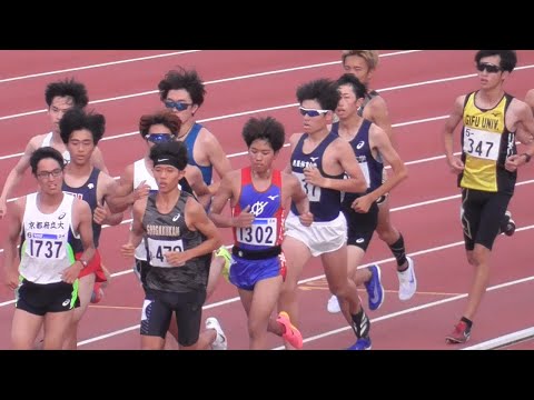 決勝 男子1500m 西日本インカレ陸上2024