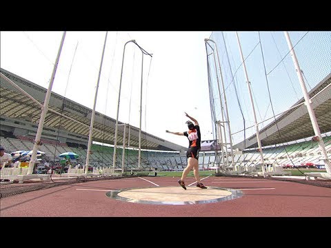 女子 ハンマー投 決勝1位 第101回日本陸上競技選手権大会