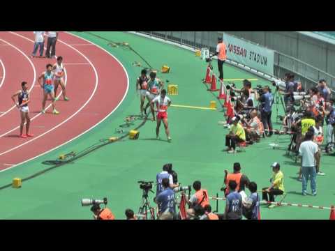 H28　関カレ　1部　男子100m　予選1組