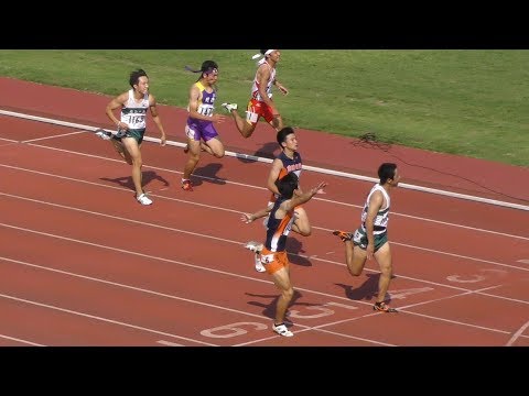 20170910 群馬県高校対抗陸上 男子1部200m 決勝