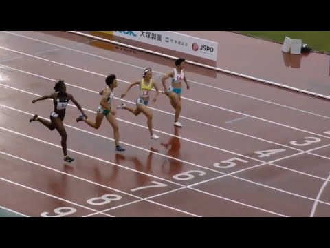 少年A女子400m準決勝2組　茨城国体