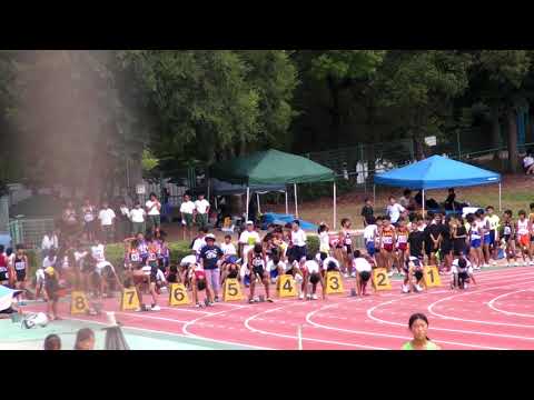 20170814 第３回堺市陸協記録会 男子　1年　100m　TR　1組