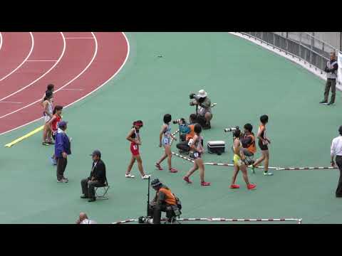 H30　ジュニアオリンピック　C女子100m　準決勝3組